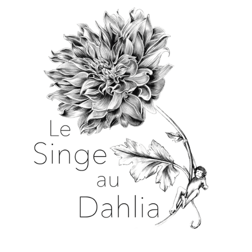 le singe au dahlia logo